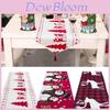 Elegant Christmas Table Runner Flag For Stylish Home Decoration And Festive Cheer