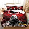 3D Print Svdden Death Bedding Set Single Twin Full Queen King Size Bed Set Adult Bedroom Duvetcover Sets Anime Bed Sheet Se