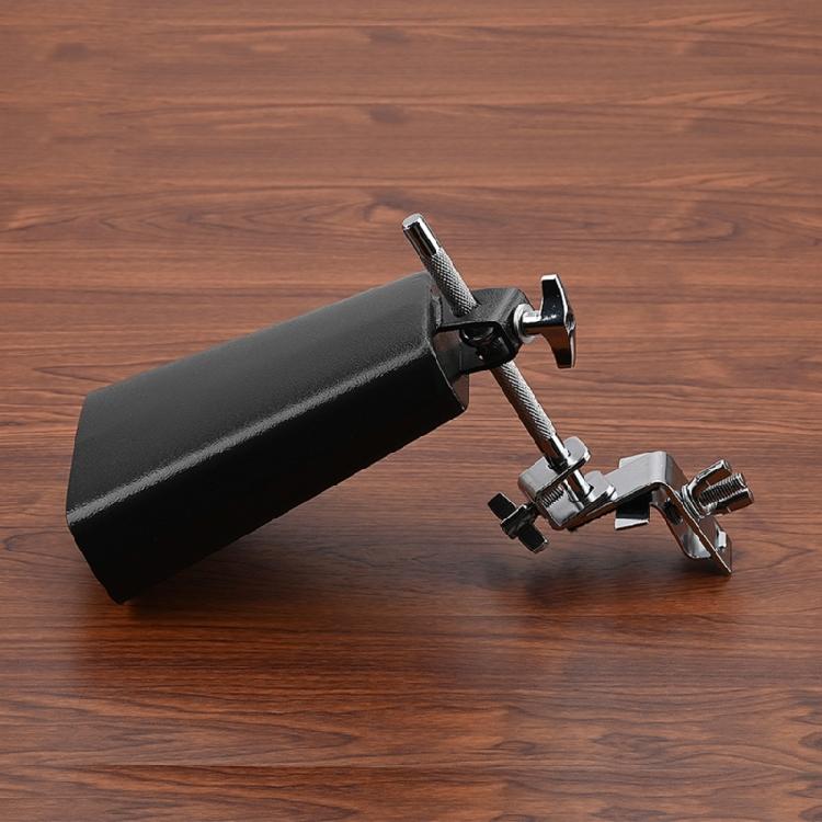 Metal Cowbell & Mount Holder Kit Hoop Mounted Cowbell Clamp Drum Hardware