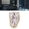 Orologio che si scioglie Plastica Retrò Decorativo Metallo Galvanizzato Verniciato Orologio da Scrivania Tavolo per Ufficio Dorato