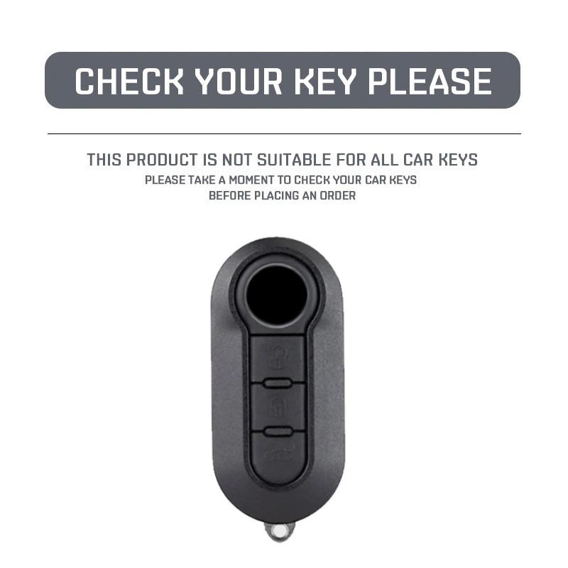 For Fiat 500 Ducato Panda 500L Punto Lancia Musa For Citroen New Design Soft TPU Car Key Case Cover Shell Fob Accessories Bag