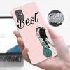 Girls Best Friends Forever BFF Cover Phone Case For Samsung Galaxy A12 A22 A32 A52 A72 A02S Phone Case Note 20 Ultra 10 S10 Plus