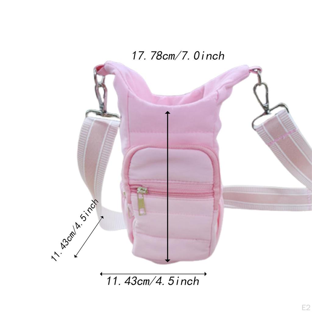 Water Bottle Holder with Strap Crossbody for Women Bag Pouch Work Cycling Climbing