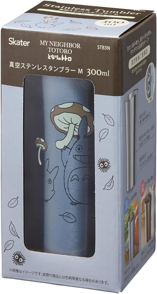 Skater Stainless Steel My Neighbor Ghibli STB3N Tumbler, 300ml, Totoro, Design,