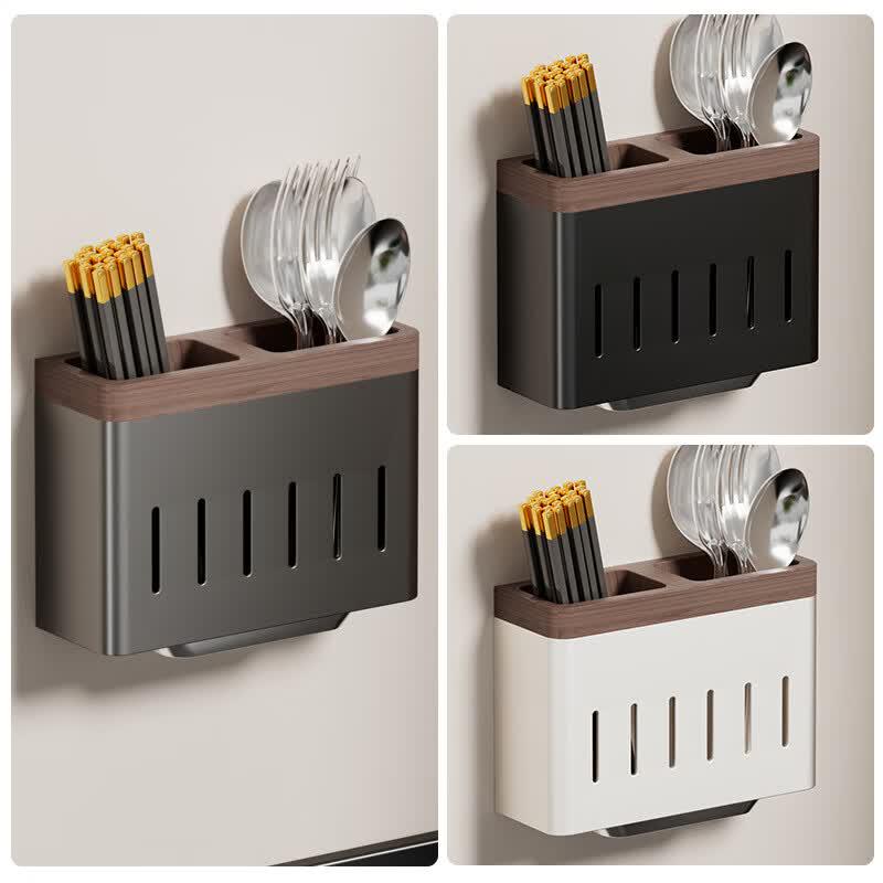 Brangdy Vintage Wall-Mounted Knife and Chopstick Holder