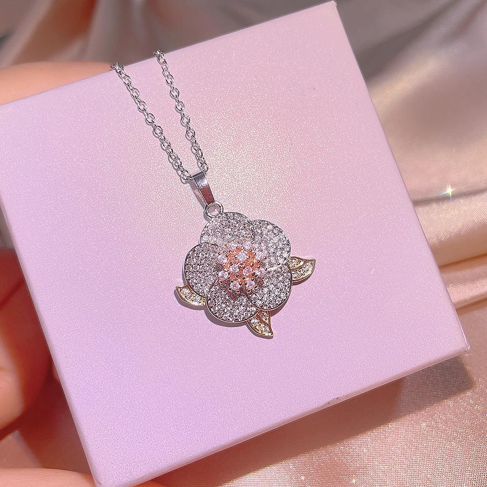 

Роскошные кольца-кластеры из стерлингового серебра с бриллиантами, женские, в виде цветка, из трех частей, полностью бриллиантовые, обручальные украшения, подарки для женщин