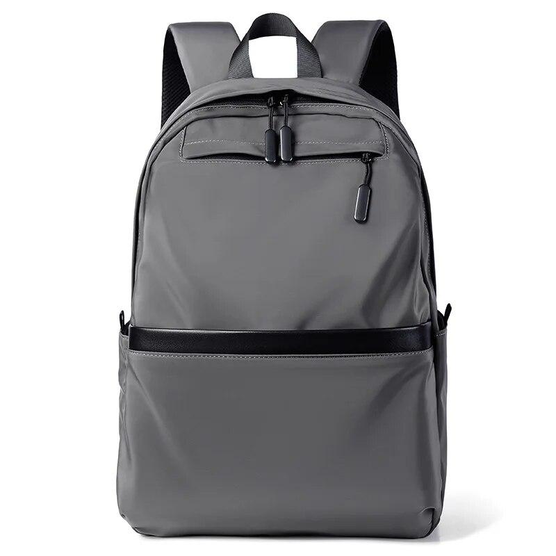 Rilibegan Men s Backpack Business Large Capacity Computer Bag Simple Travel Travel Backpack College Casual Backpack серый