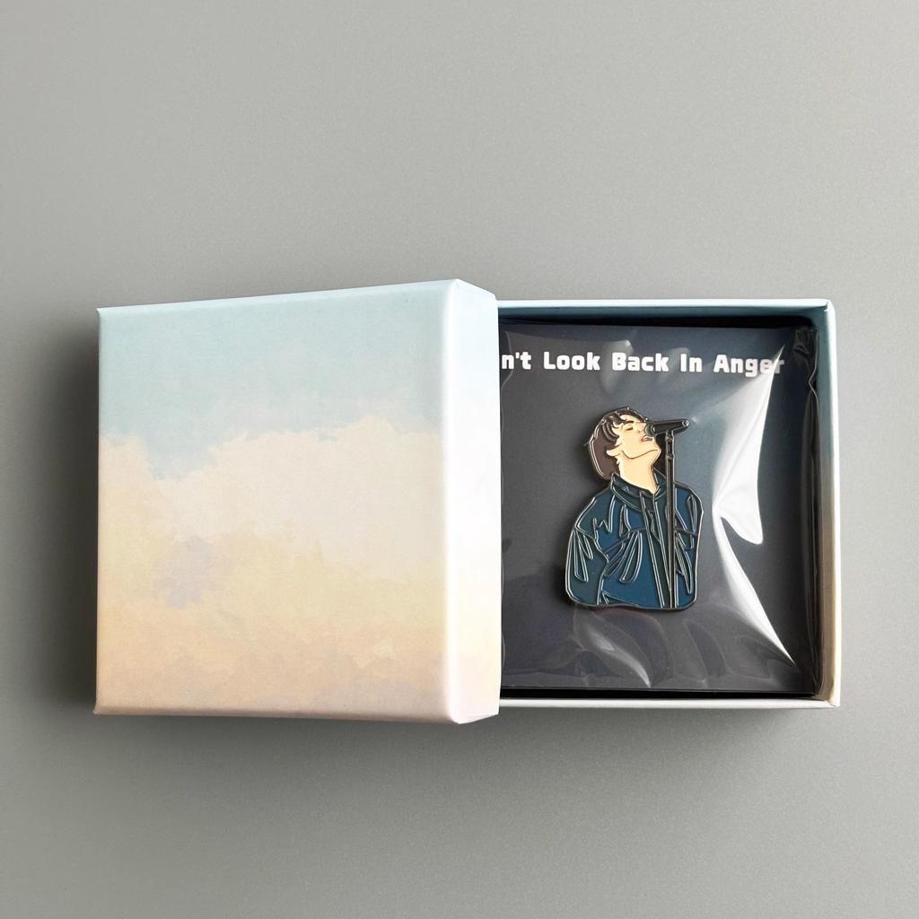 Oasis Oasis Band Liam Rock Peripheral Badge Brooch
