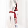 Curtain Christmas Adorable Hooks With Unique Forest Old Man Characters Perfect For Holiday Decor