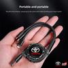 3 In 1 Micro USB Type C Charging Cable Multi Charger WEHJ6 Wire Keyring For Toyota Camry CHR RAV4 Prado Corolla Yaris Prius Highlander