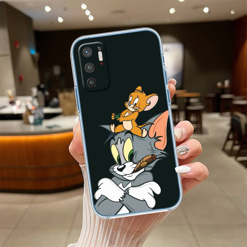 Tom and Jerry Case for Motorola E7 E22 E20 E13 E15 E22S E30 E40 G10 G20 G04 G22 G23 G05 G75 G35 G55 G6 G7 G8 G9 Plus Power Play