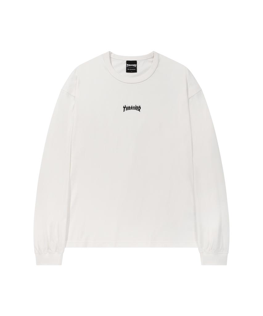 Treasure Flame Logo Long Sleeve Off-White