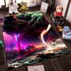 Colorful Lightning Storm Pattern Carpet for Living Room Decoration Suitable for use as an anti-slip for living room bedroom sofas