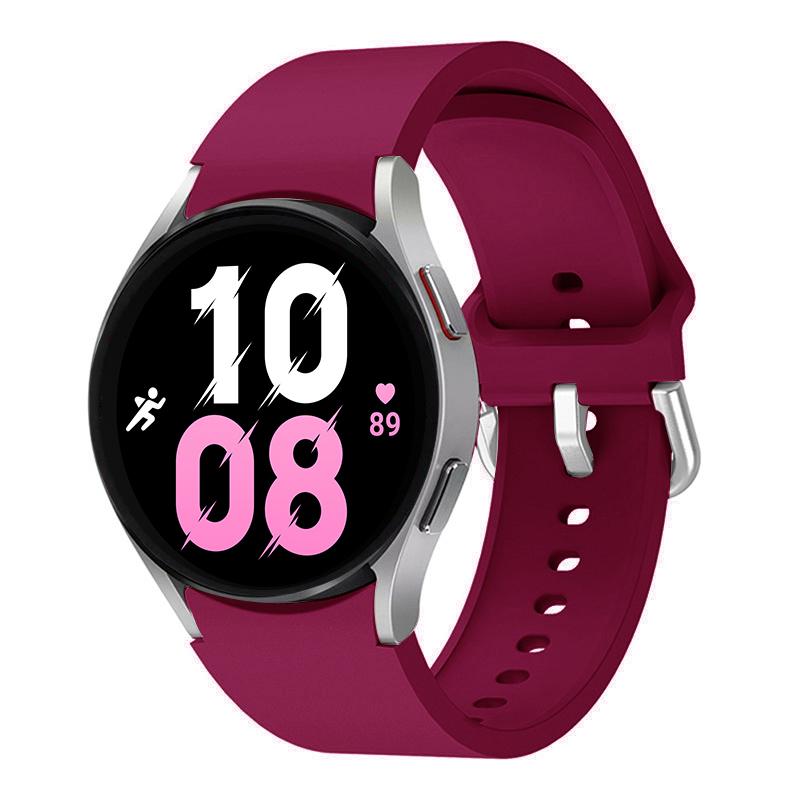 Pulseira Original Para Samsung Galaxy Watch 4/5/6 classic 47mm 43mm 44mm 40mm Sem Espaços Pulseira de Silicone Galaxy Watch 5 pro 45mm band