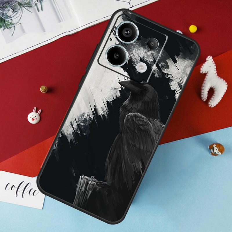 Kruis Raaf Donkere Schedel Hoesje voor Xiaomi Redmi Note 13 12 10 8 9 11 Pro 12S 10S 11S Redmi 13C 10A 10C 9C 12C Hoes