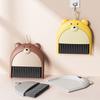 Cartoon Mini Dustpan with Broom Hangable Dust Pans with Brush Set Portable Cleaning Tool  Keyboard