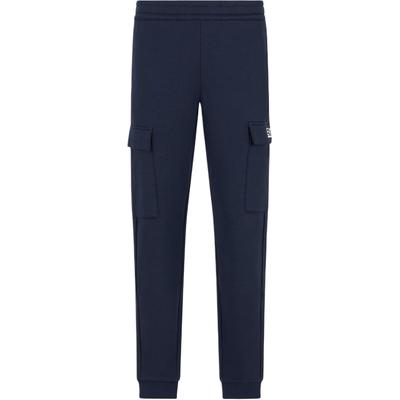 EA7 Solid Color Cuffed Pocket Tapered Casual Pants Men Bottoms Navy-Blue 8NPP68-PJVTZ-1562