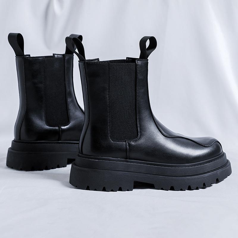 Chelsea Herrenmode Lokomotive High Top Rauchfluss Martin Stiefel