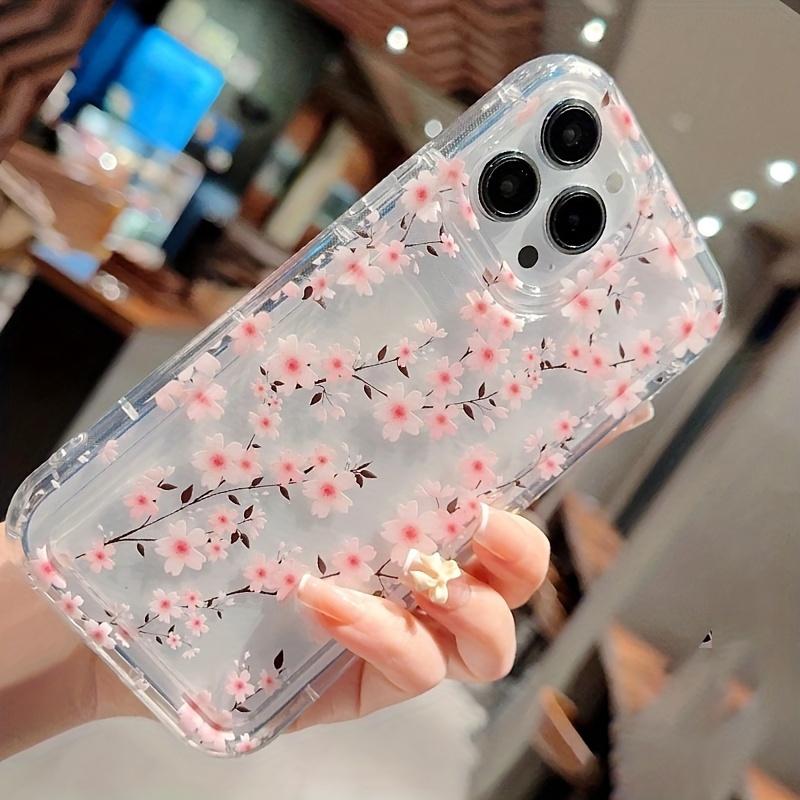 Multicolor Floral Anti-drop Soft Case For iPhone 13 11 12 14 15 Pro Max 7 8 Plus SE  X XR XS Max Airbag Clear Cover