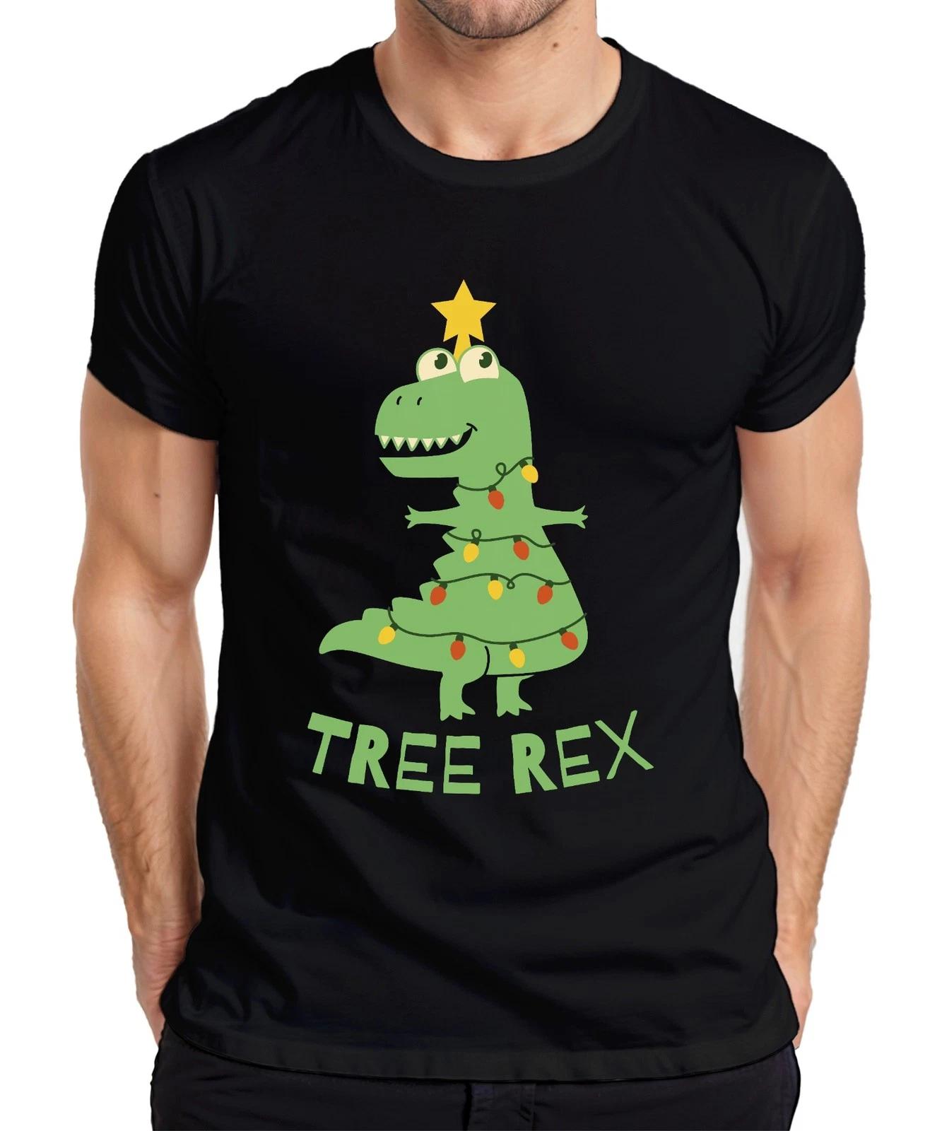 Tree Rex Christmas Tree T-Rex - Xmas Xmas Xmas Gift Xmas Mens - 2XL