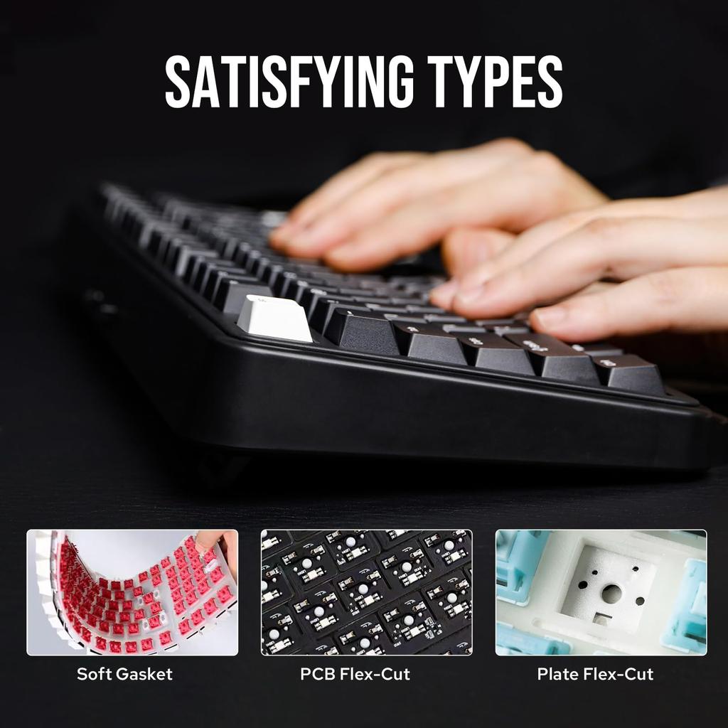 [EPOMAKER] TH99 vezeték nélküli RGB billentyűzet – billentyűzet