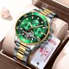 AILANG Luxury Black Red Case Multi-function Sports Tourbillon Watches Waterproof Automatic Mechanical Watch Men Reloj Hombre