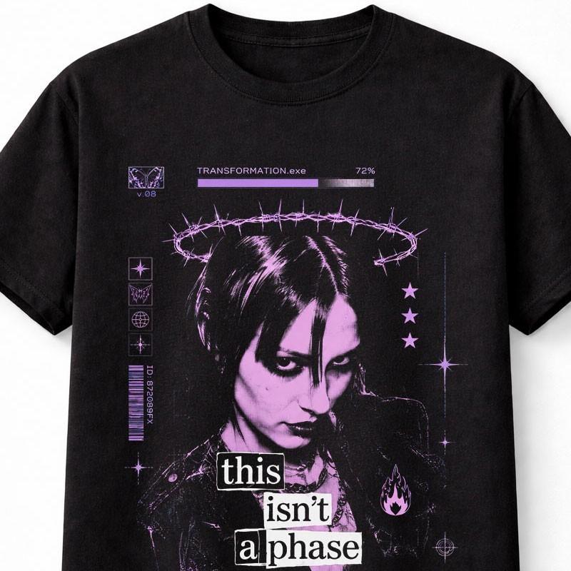 This Isnt A Phase Goth Girl Cyber Y2K Unisex TShirt