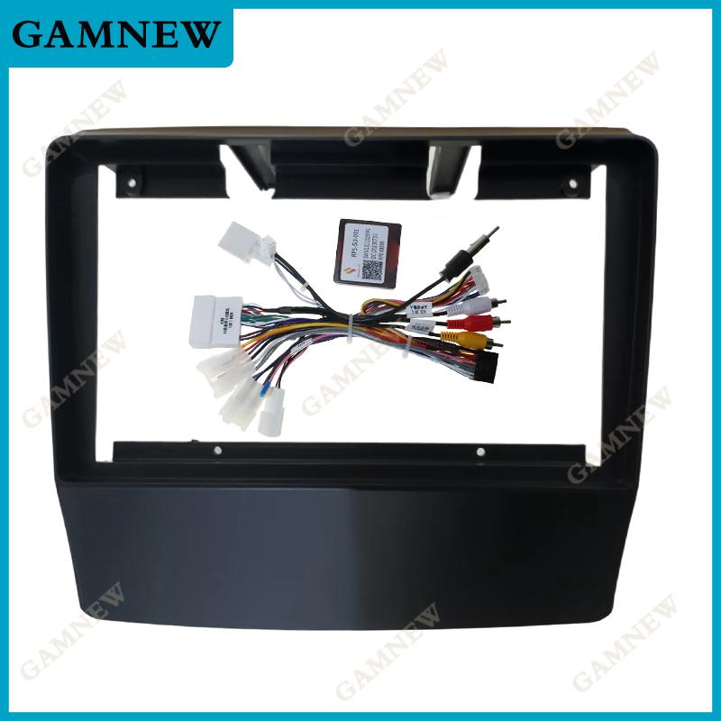 9 Inch Car Frame Fascia Adapter Canbus Box Decoder Android Radio Dash Fitting Panel Kit For Subaru Forester Lmpreza XV 2017-2020