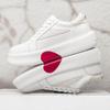 Men's Trendy Leather Pointed Toe Low-Top Shoes with 5CM Thick Sole - Versatile High Street Casual Sneakers