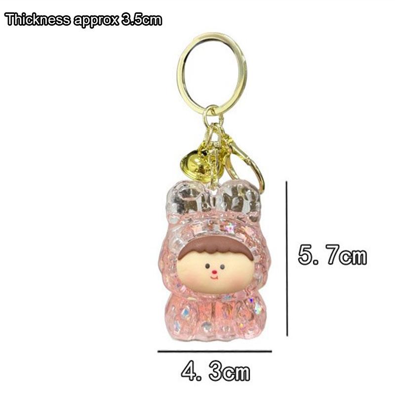 Акрил в масло зыбучие пески мигающий брелок Лилит сумка кулон настольный орнамент брелок — фото 8