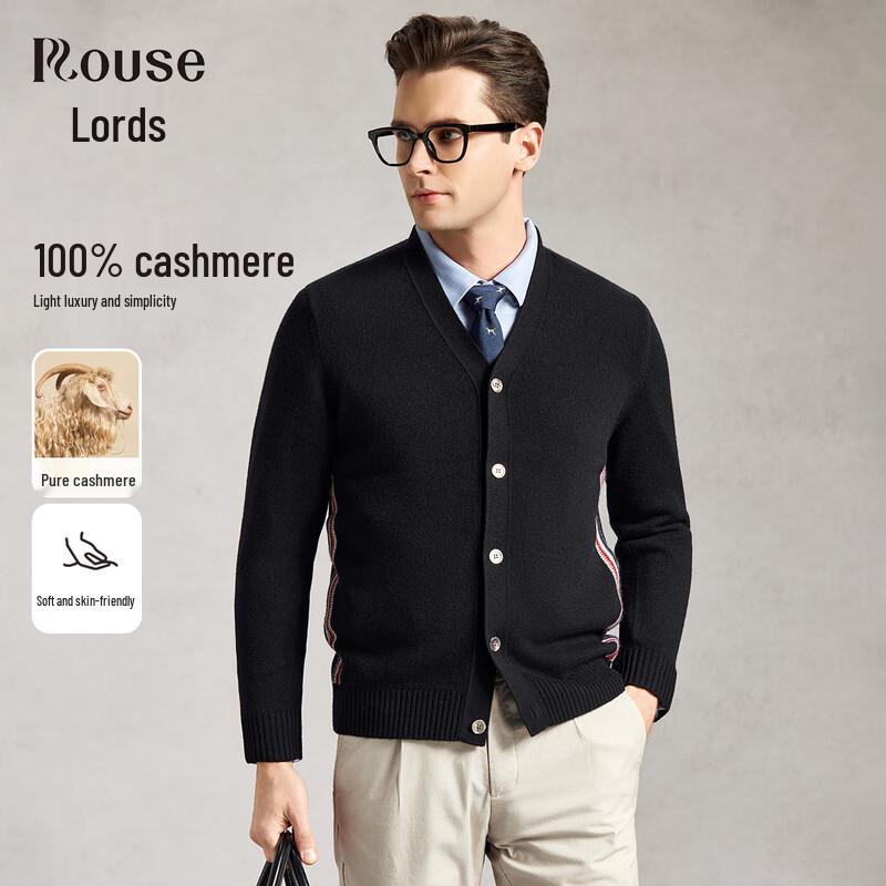 

Men s 100% Cashmere V-Neck Cardigan Sweater L