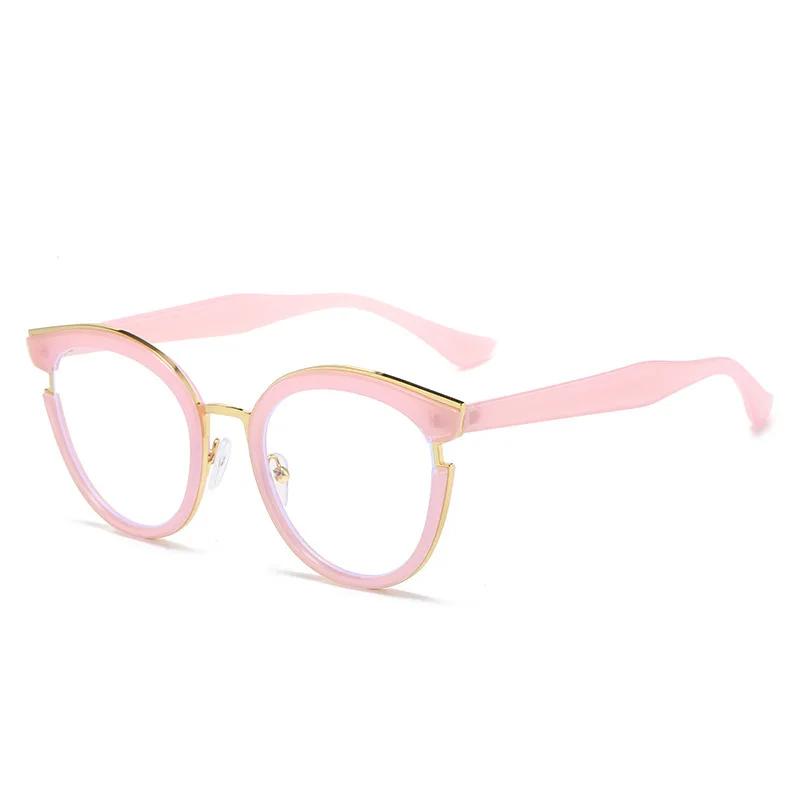 Vintage Anti Blue Light Cat Eye TR90 Glasses Women Luxury Brand Designer Trend Myopia Prescription Optical Eye Glasses Frame