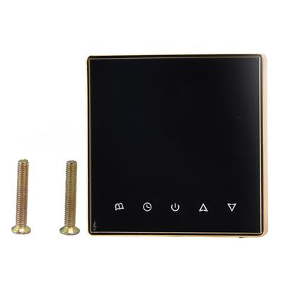 Intelligentes Thermostat Multifunktions Programmierbares Thermostat für Klimaanlage Wasserheizung Fußbodenheizung AC220V Gold