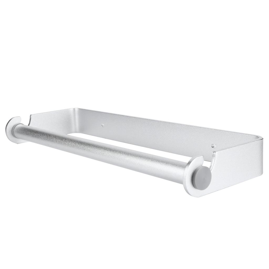 Wall Mounted Kitchen Plastic Wrap Film Paper Towel Rack Paper Roll Dispenser Holder