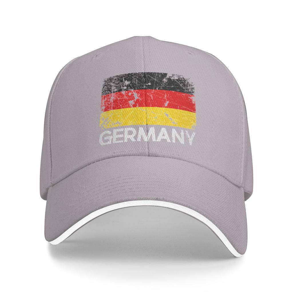 Deutschland Flag of German Baseball Cap  Couple Women Print Trucker Hat Summer y2k Retro Outdoor Gym Breathable Snapback Cap