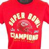 Kansas City Chiefs T-Shirt Herren Größe Klein Rot NFL Football Super Bowl Champions