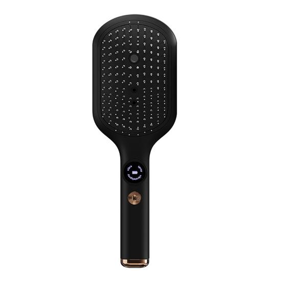 Electric Spray Massage Hair Brush, USB Rechargeable Misting Air Cushion Brush, Anti-Frizz Hair Detangler Steam Comb for Dry Damaged Hair