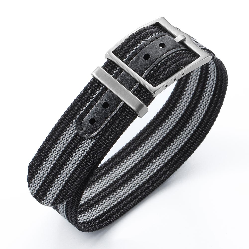Premium Ribbed Watch Band Nylon 20mm 22mm Watch Strap for Omega Military Sports Watchband ArmyGreen Black Blue Wristband for Men