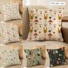 Boho Plant Nordic Cushion Cover Soft Plush Fabric DoubleSided Printed Cushion Covers for All Seasons Modern HomeDecor Gift