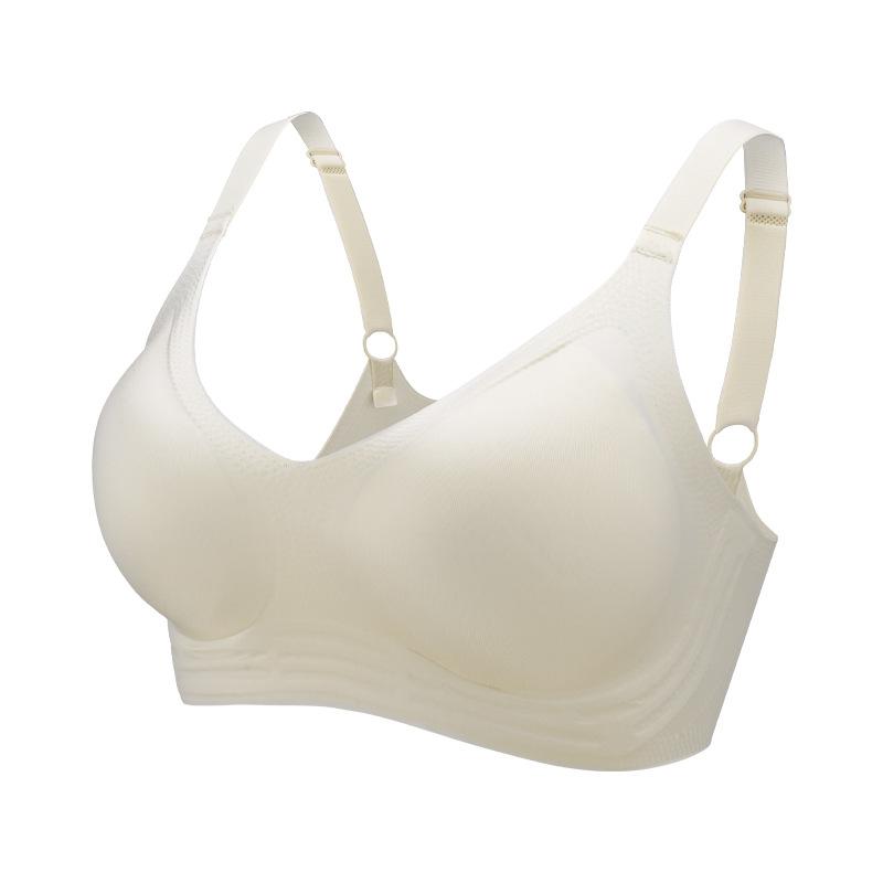 European Size Lifting Wire-free Seamless Sports Bra with Side Support