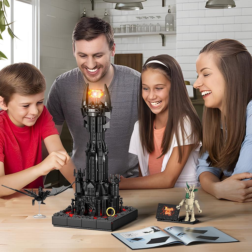 MOC Lordes Ring Balrogs,Treebeard Monster Building Block Set Humanoid Demons Dark Tower Model Toys Children Gifts