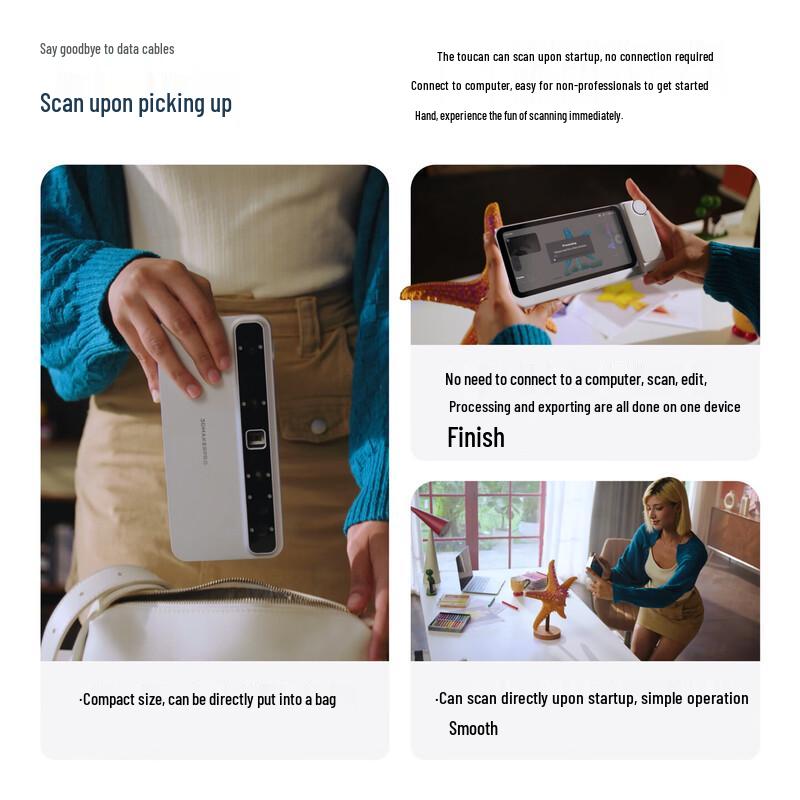 Jimu Yida Toucan Portable 3D Scanner