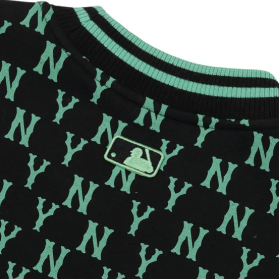 MLB Sweatshirts Unisex Black Crew Neck Moderate Regular 3AMTM0926-50BKS