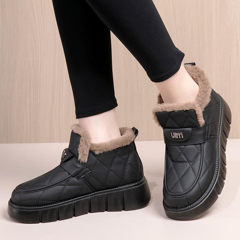 Winter Women's Cotton Boots Thick Bottom Skid-proof Durable Cold-proof Warm Women's Shoes Free Shipping Women' Shoes
