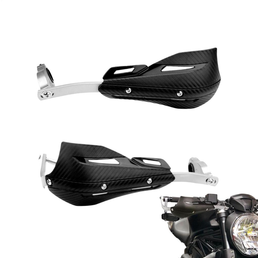 2 Pieces Motorcycle Hand Guards Handle Protector Accessories Modification Parts for Trail Riding Raining Weather Long Touring