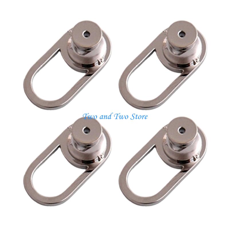 HX6F 4Pcs Earring Back Lifters Hypoallergenical Ear Support for Droopy Ears белый