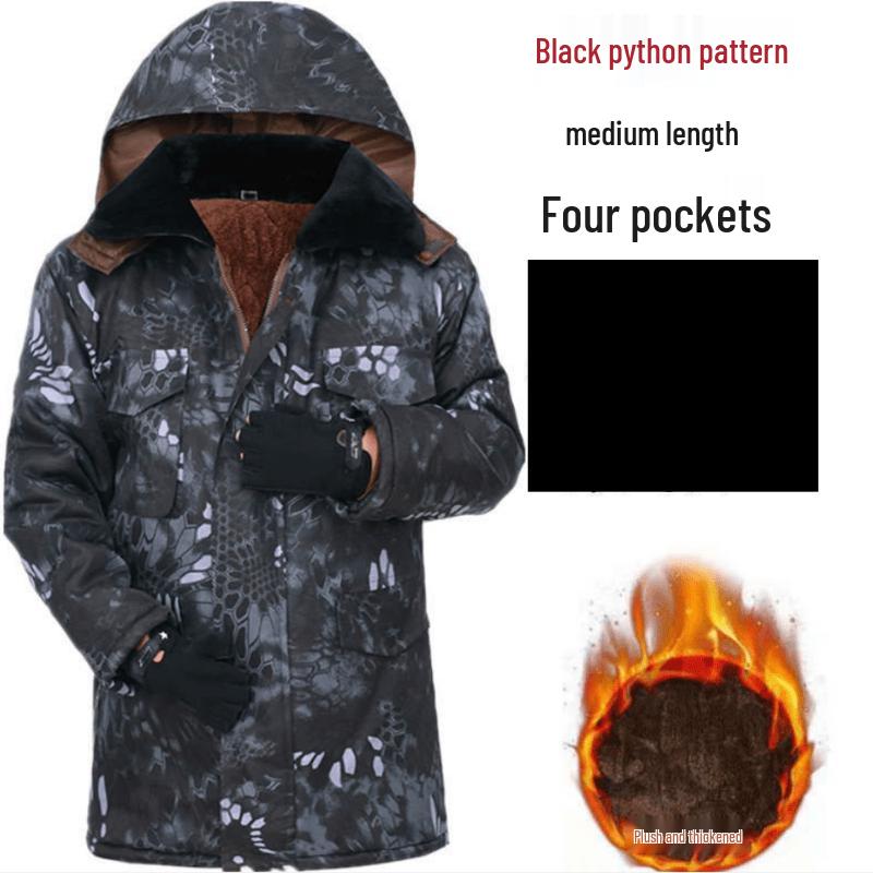 Zhege Zhenhao Camouflage Winter Cotton Work Jacket