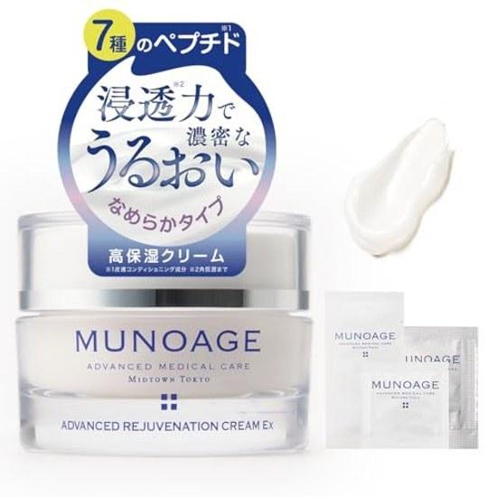 MuNoirage Firming Elasticity Cream Smooth Type 30g Peptide Light Moisturizing Sensitive Skin Dry Face (Advanced Rejuvenation Ex) Official Limited Gift