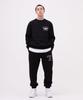 Avirex Varsity Logo Sweat Size Pants, Men's, M, 010, Black, 783-4910004