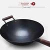 Wok tradițional din fontă, fabricat manual, Yingtang